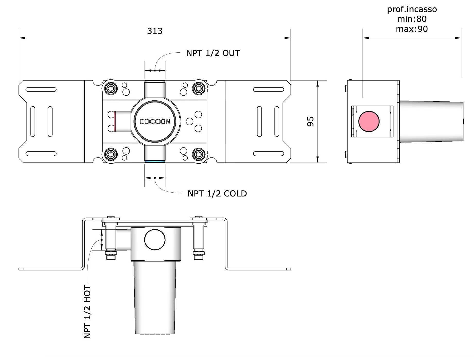 BOX01 USA - Build-in part mixer