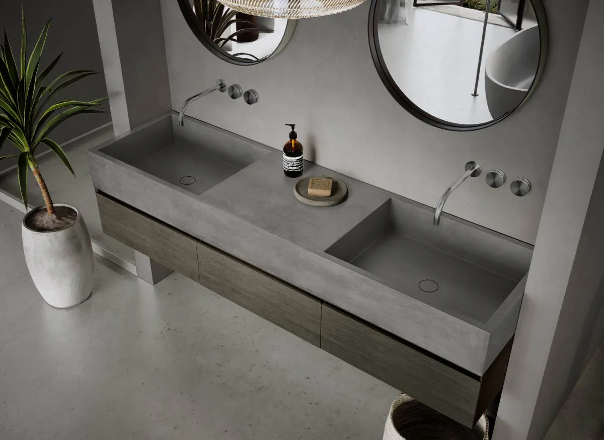 MSN BASIN 186 - Custom washbasin with pop-up waste - Image 11
