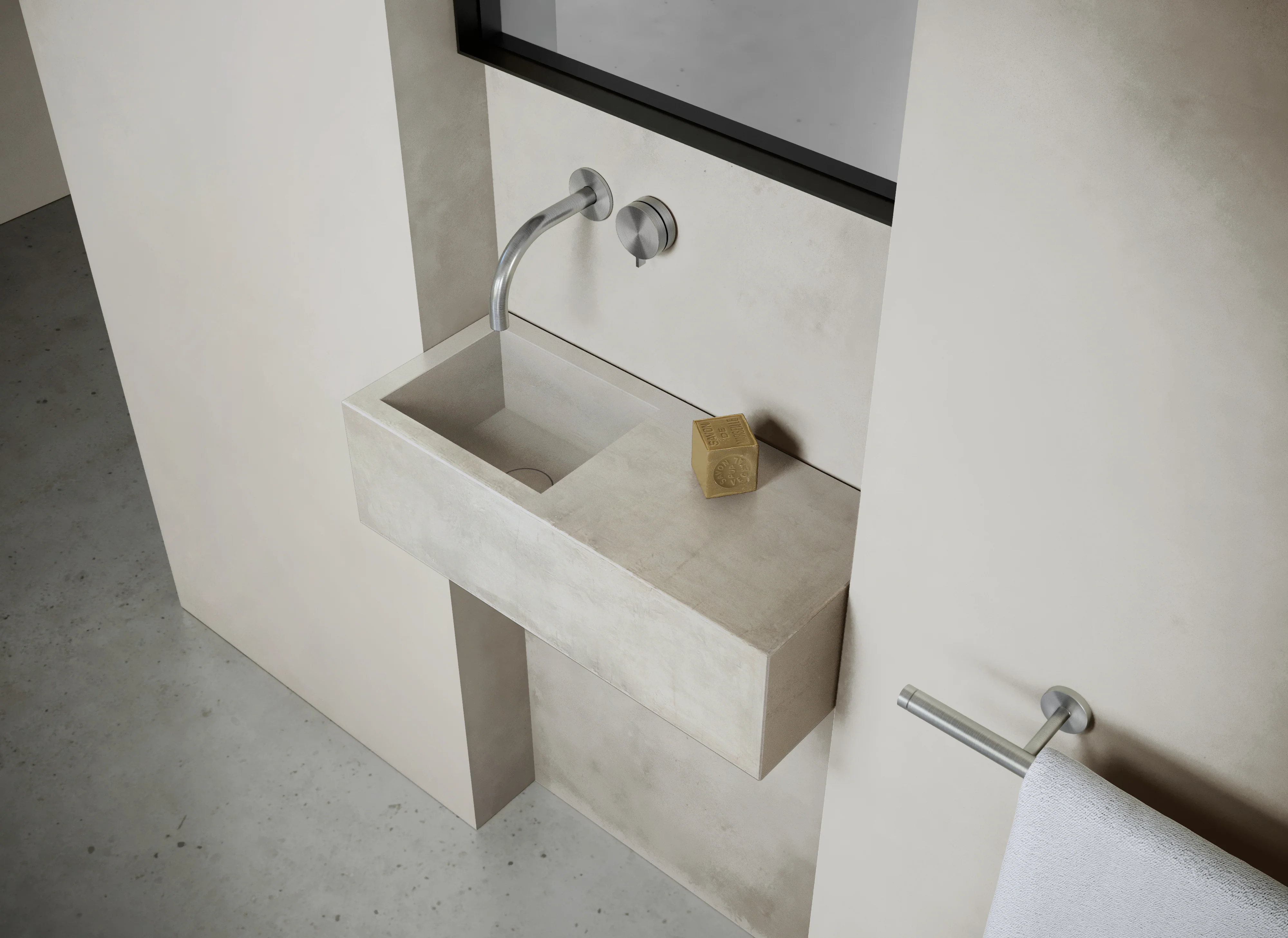 MSN BASIN 60 - Custom washbasin with pop-up waste - Image 10