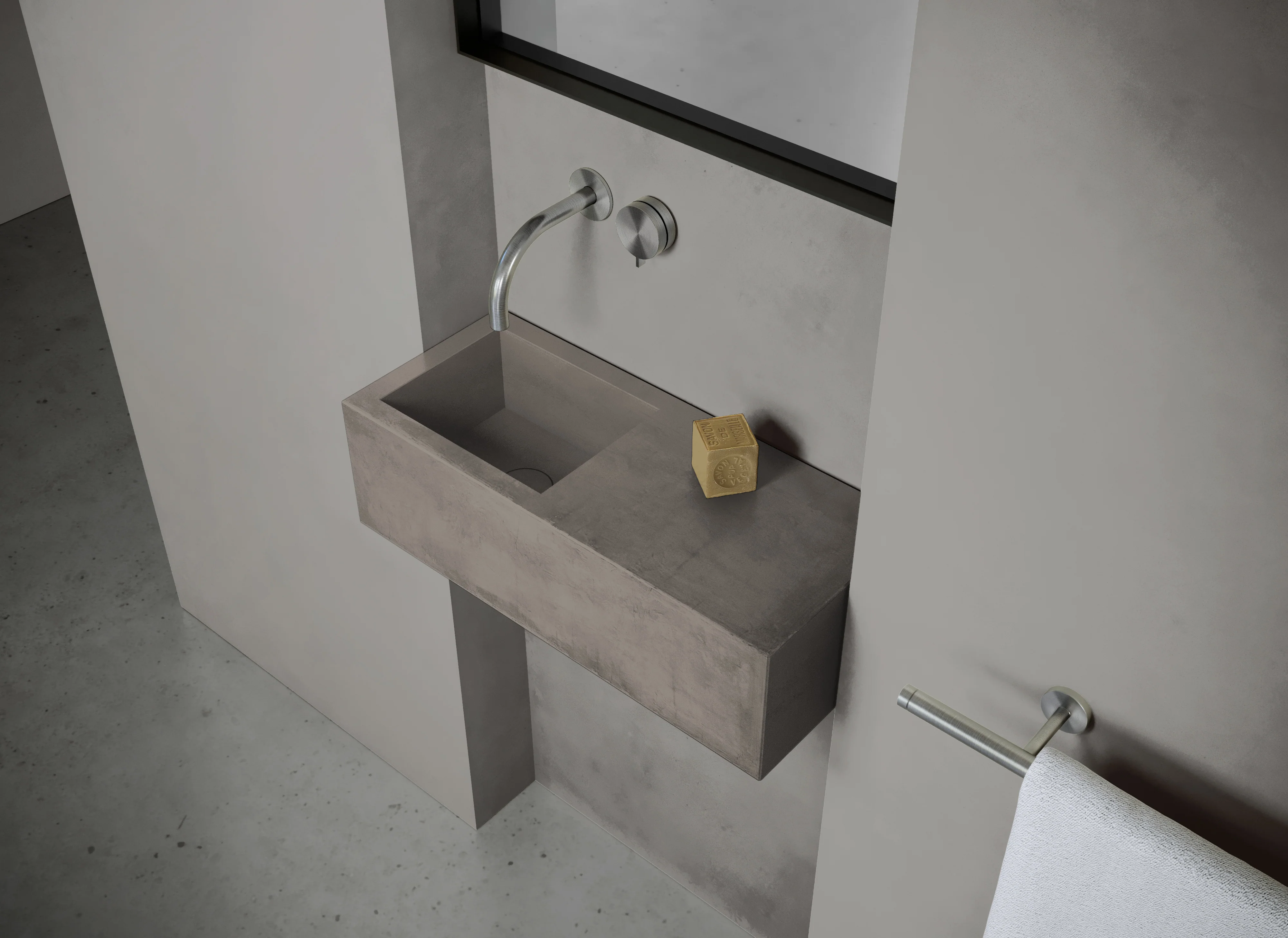 MSN BASIN 60 - Custom washbasin with pop-up waste - Image 17