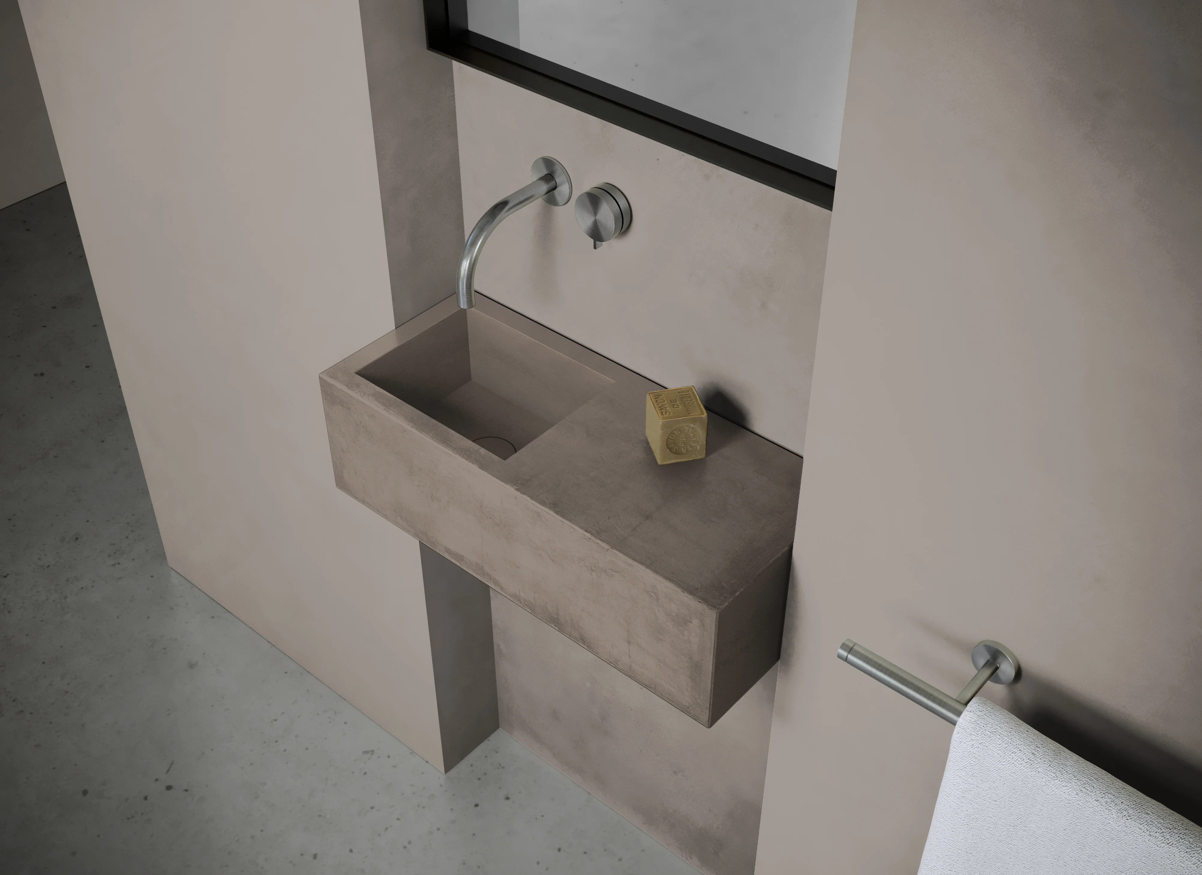 MSN BASIN 60 - Custom washbasin with pop-up waste - Image 19