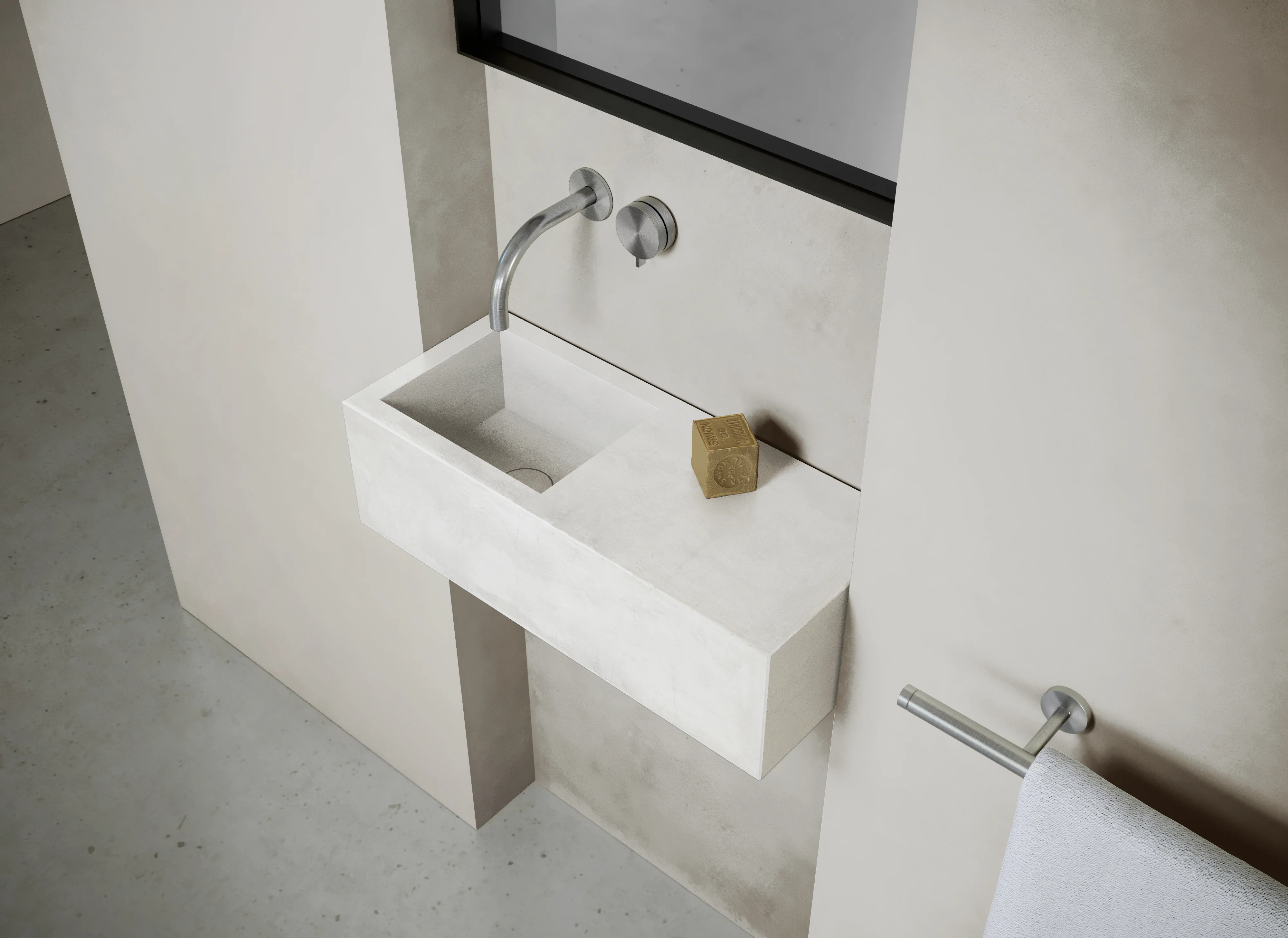MSN BASIN 60 - Custom washbasin with pop-up waste - Image 22