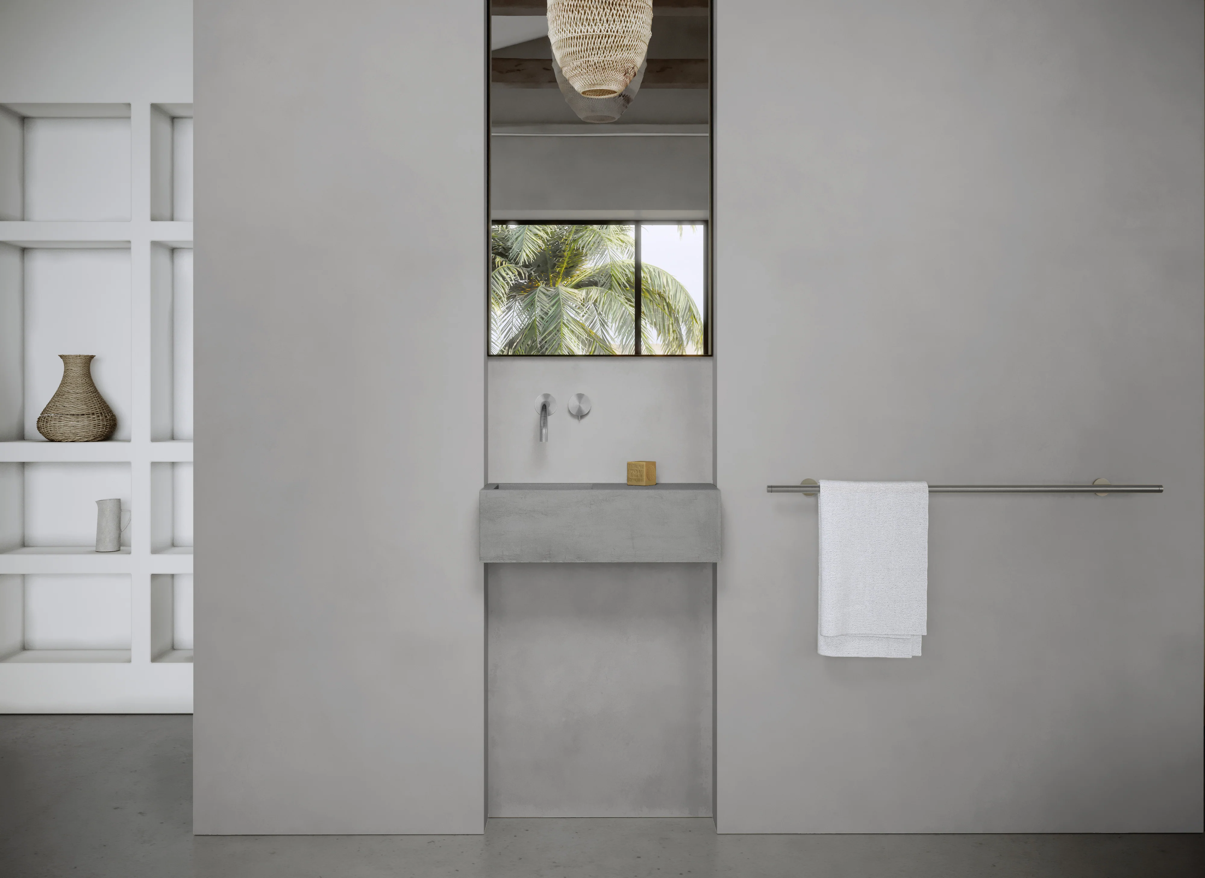 MSN BASIN 60 - Custom washbasin with pop-up waste - Image 5