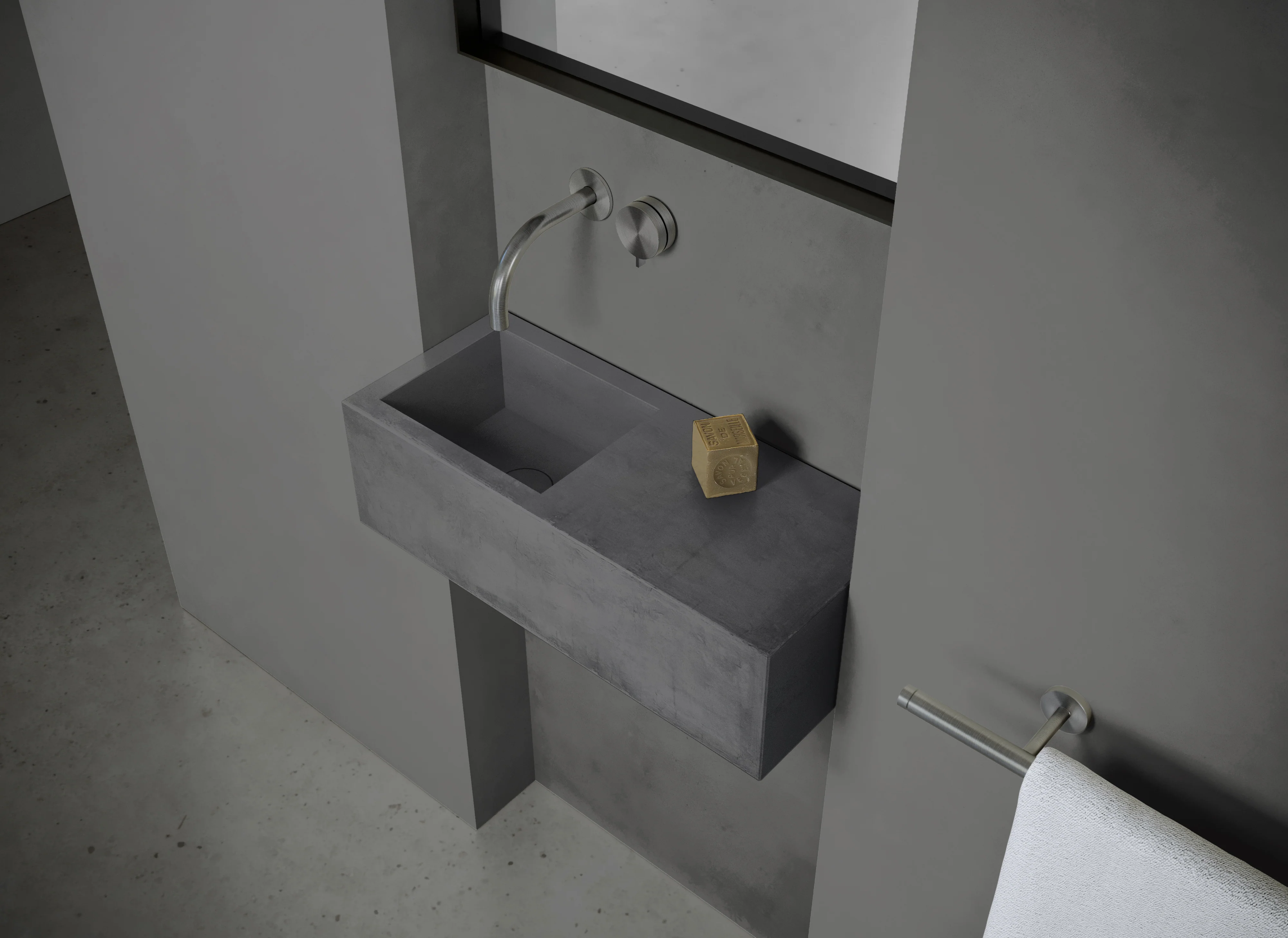 MSN BASIN 60 - Custom washbasin with pop-up waste - Image 7