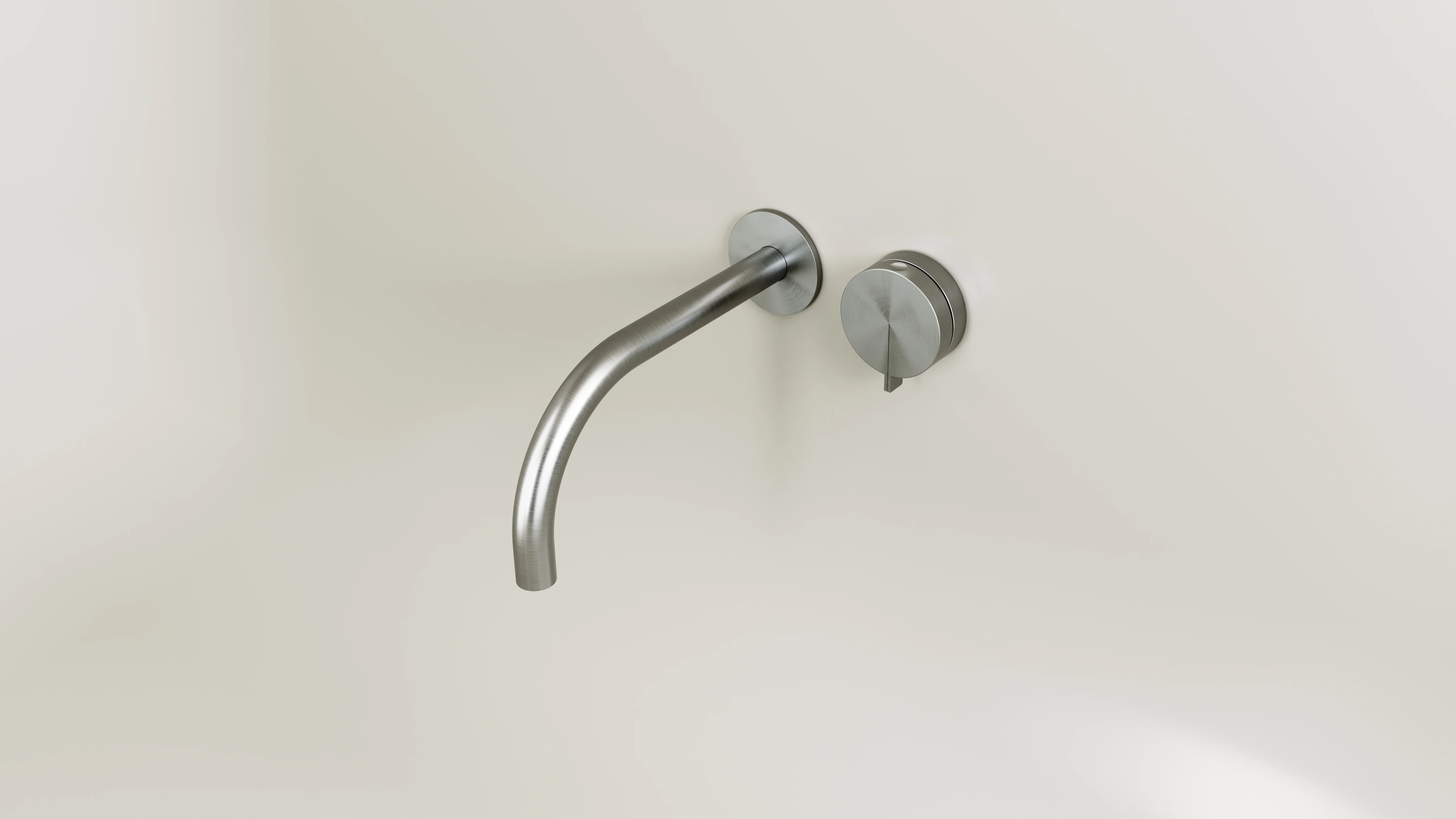 MSN SET01 - Wall mounted basin mixer with spout - Image 3