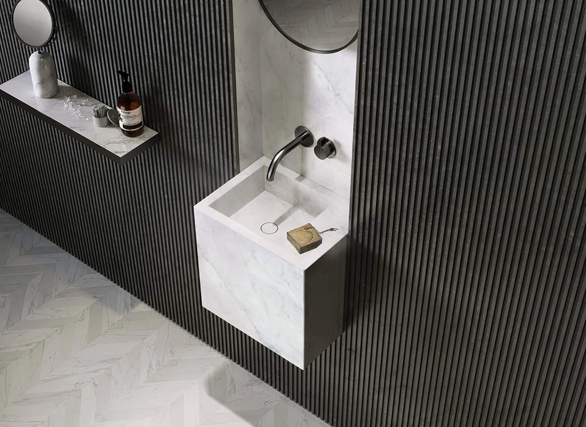 PB BASIN - Bathroom wash basin - 40cm - Image 10