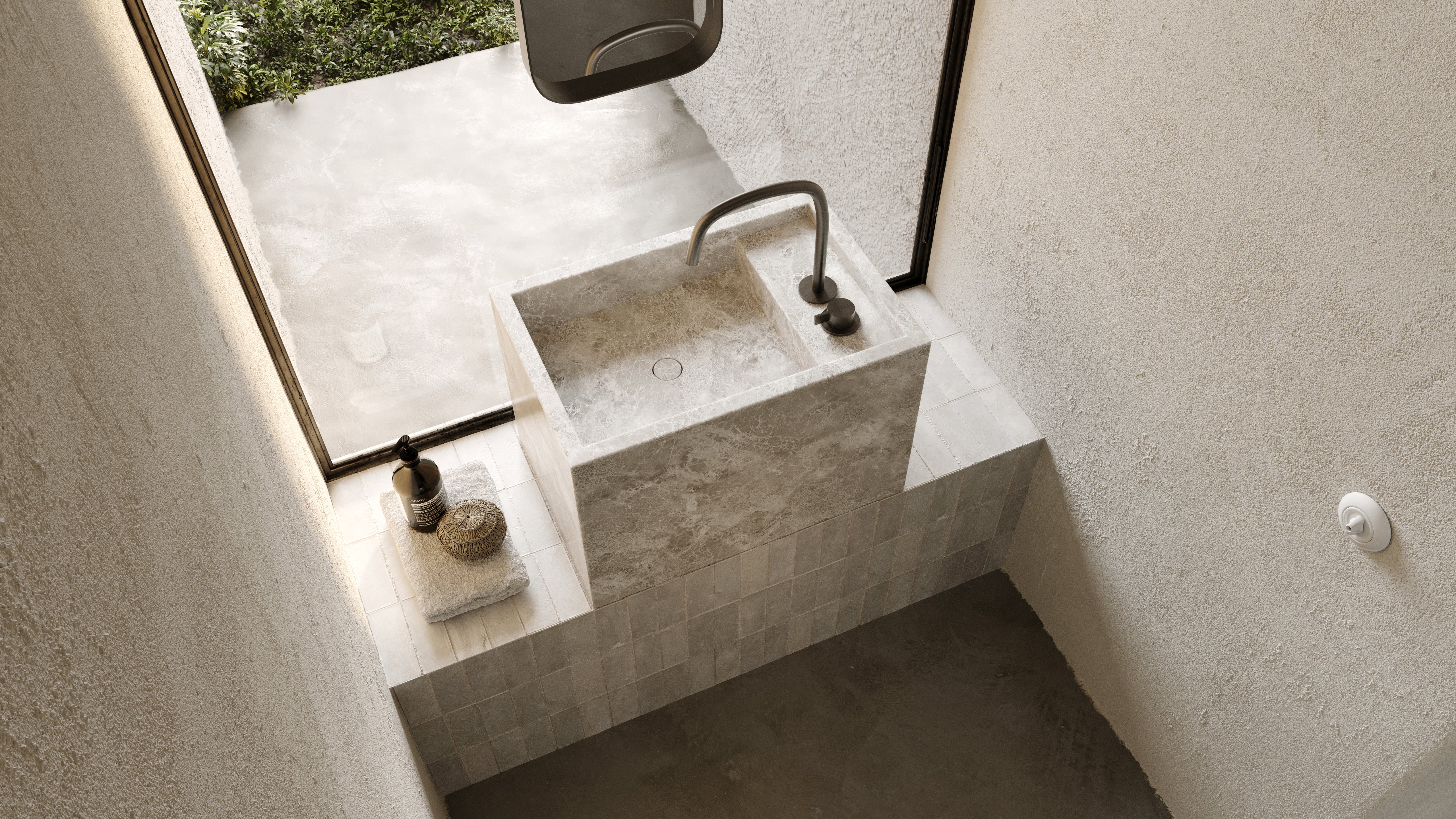 PB BASIN - Bathroom wash basin - 60cm - Image 14