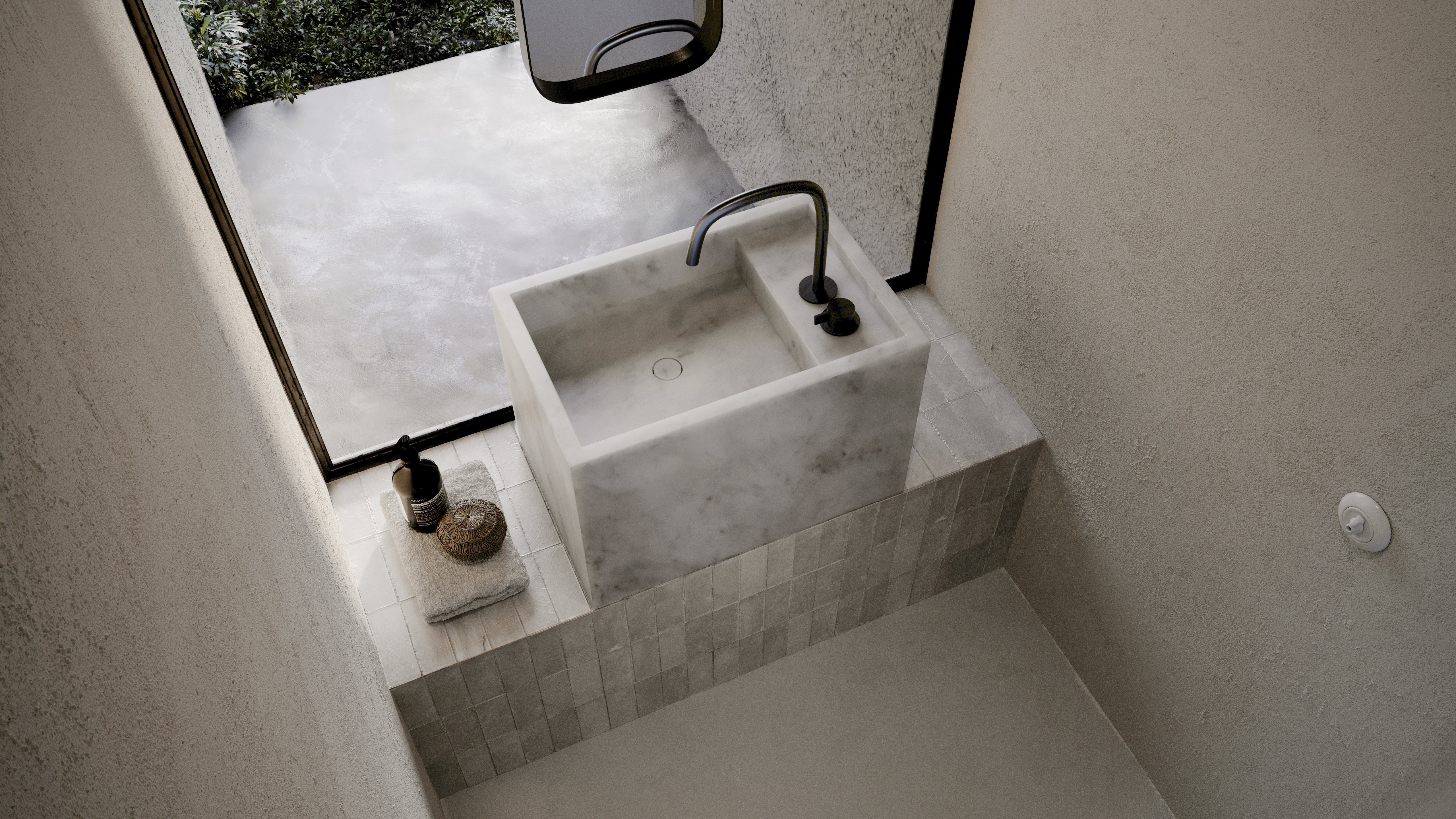 PB BASIN - Bathroom wash basin - 60cm - Image 2