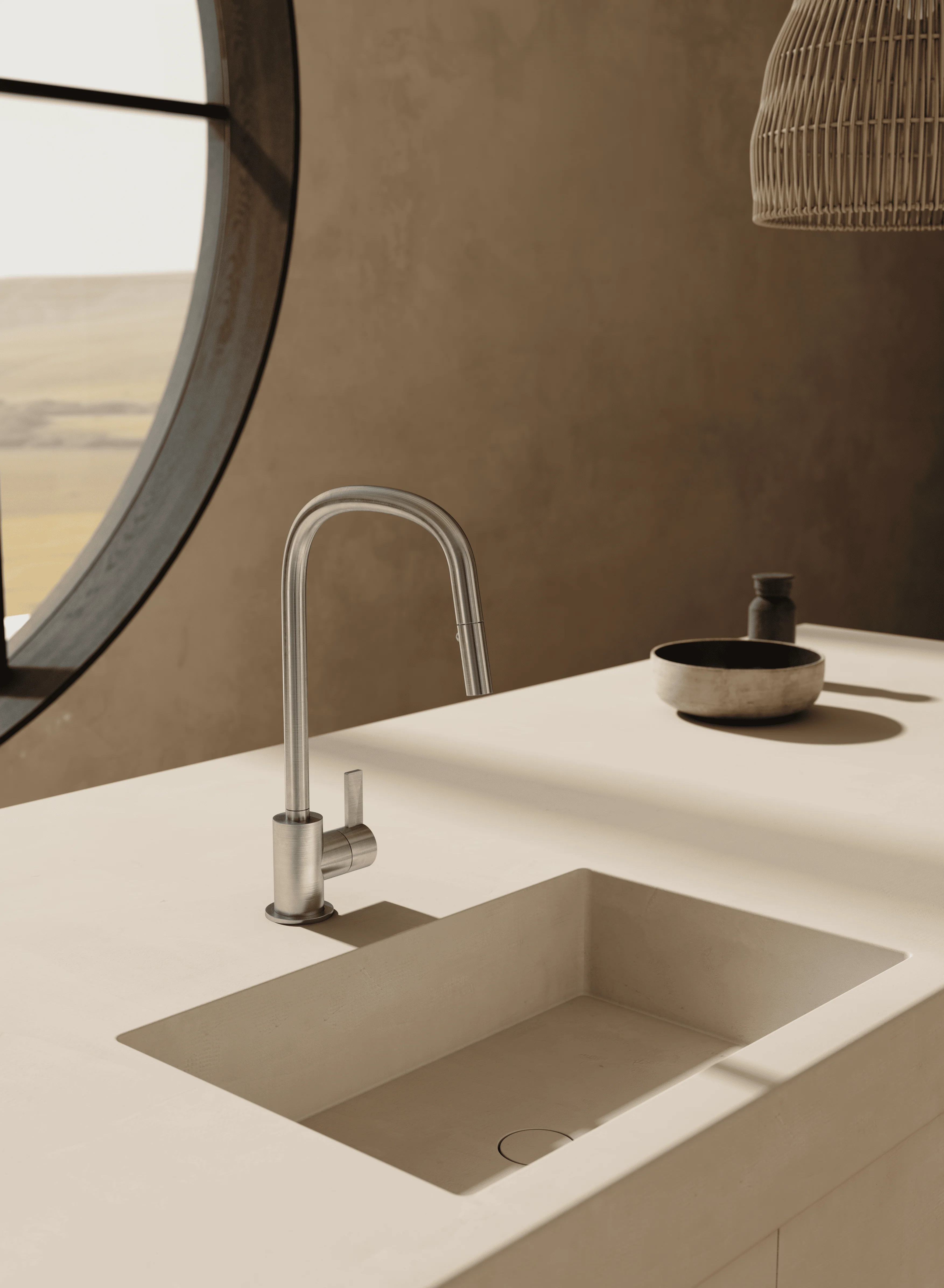 PB KITCHEN MIXER ONE HANDLE WITH PULL OUT SPRAY - Image 3