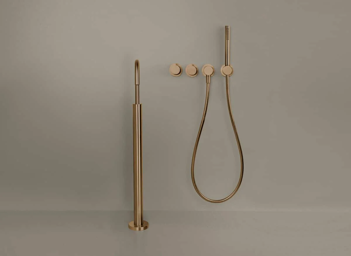 PB SET25THERM - Thermostatic floor mounted bath set - Image 4