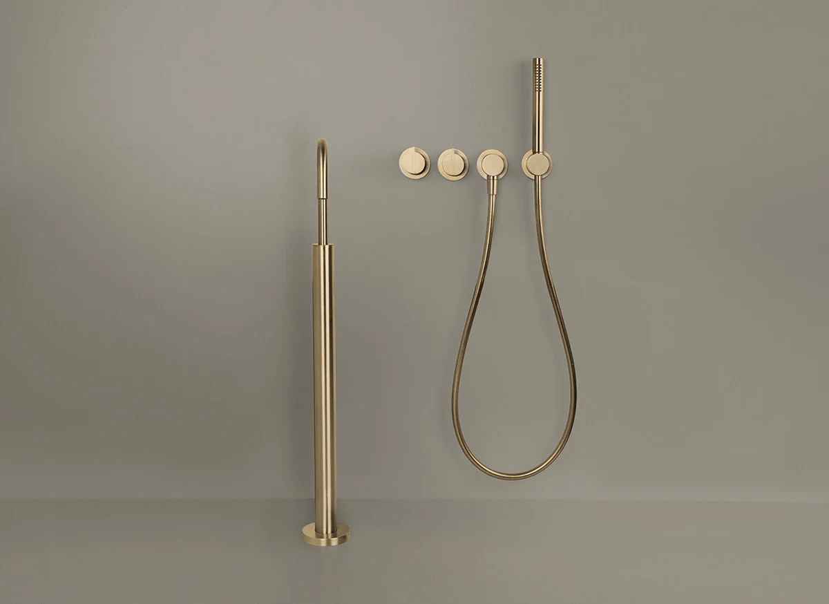 PB SET25THERM - Thermostatic floor mounted bath set - Image 5