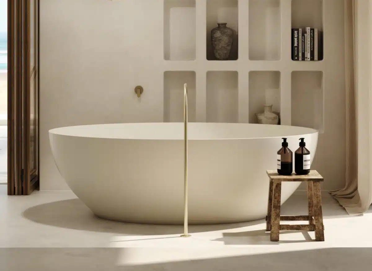 SALINAS BATH - Solid surface - Two person - Image 4