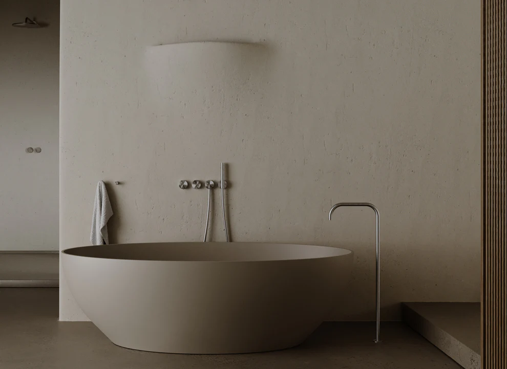 SALINAS BATH - Solid surface - Two person - Image 6