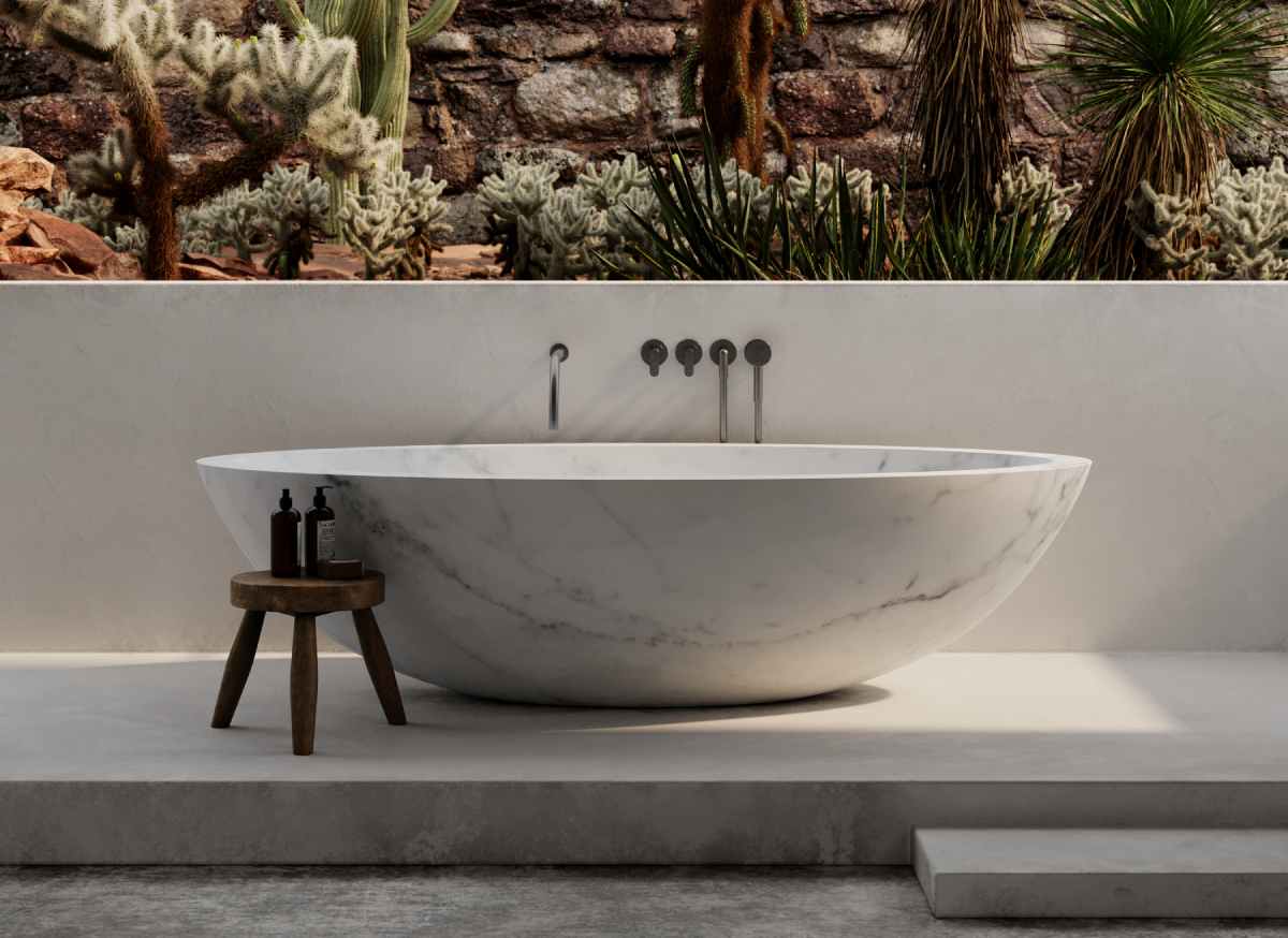 TULUM BATH - Natural stone - Two person - Image 10