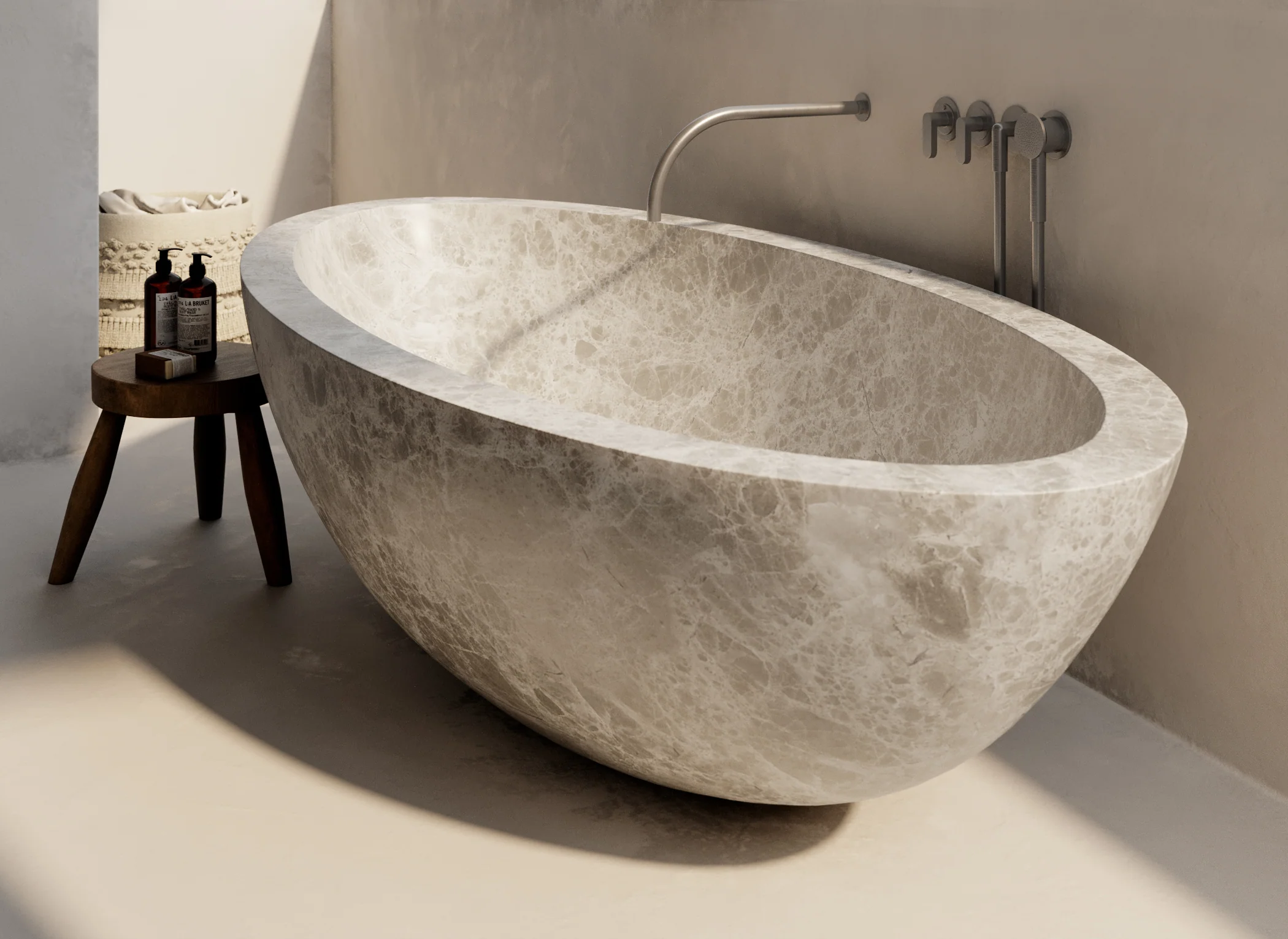 TULUM BATH - Natural stone - Two person - Image 8